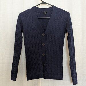 Bundle Of Talbots Petites Knit Sweaters Cardigans V Neck Button Down Pima Cotton